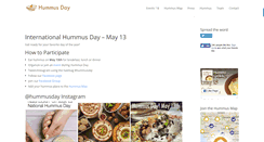 Desktop Screenshot of hummusday.com